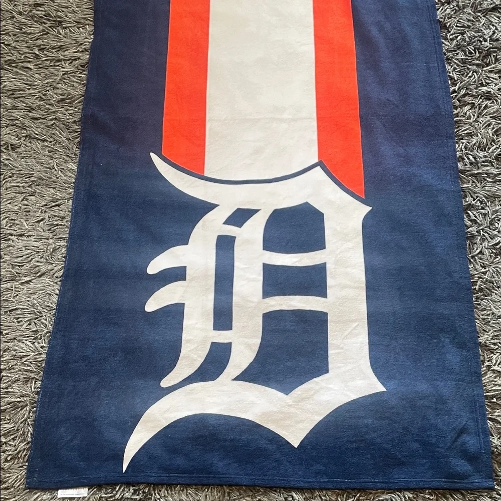 Detroit Tigers Beach Towel Genuine Merchandise Northwest Company Baseball